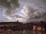 Jacob van Ruisdael Extensive Landscape with a Ruined painting
